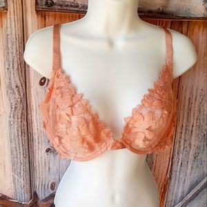 ❤Sold❤Victoria's Secret Champagne Unlined Uplift Balconette Unlined Bra 38D